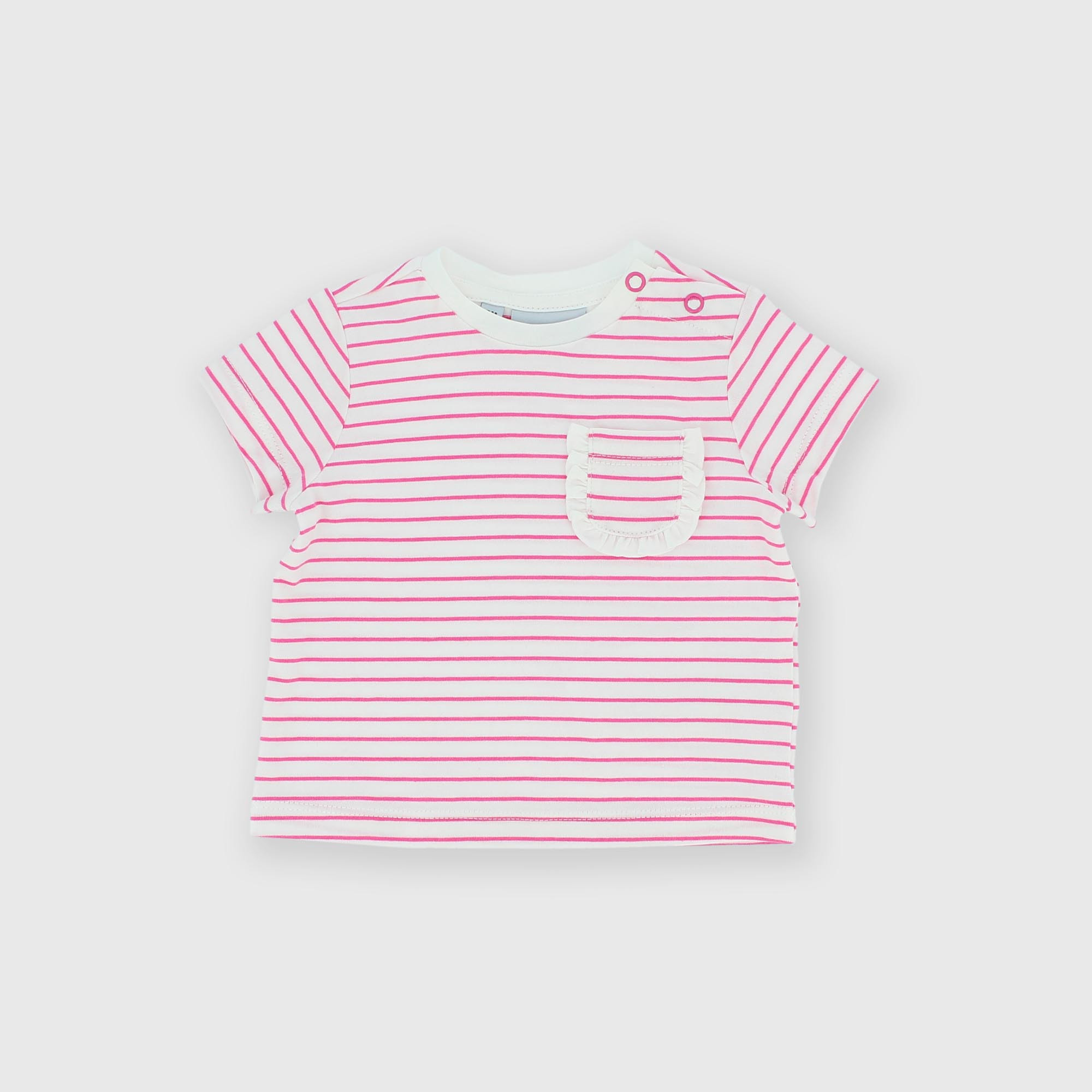 Camiseta de tejido Jersey para bebé niña, rosa