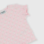 Camiseta canalé para bebé niña, rosa Camiseta canalé para bebé niña, rosa