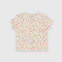 Newborn ribbed T-shirt, white Newborn ribbed T-shirt, white