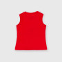 Singlet in Jersey for boy, red Singlet in Jersey for boy, red