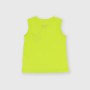 Singlet in Jersey for boy, yellow Singlet in Jersey for boy, yellow