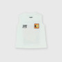 Camiseta de tirantes de tejido Jersey de niño, blanco Camiseta de tirantes de tejido Jersey de niño, blanco