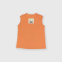 Jersey Tanktop für Mädchen, orange. Jersey Tanktop für Mädchen, orange.