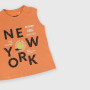 Jersey Tanktop für Mädchen, orange. Jersey Tanktop für Mädchen, orange.