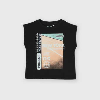 Camiseta de tirantes de tejido Jersey para niño, gris Camiseta de tirantes de tejido Jersey para niño, gris