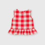Top de algodón para niña, rojo Top de algodón para niña, rojo