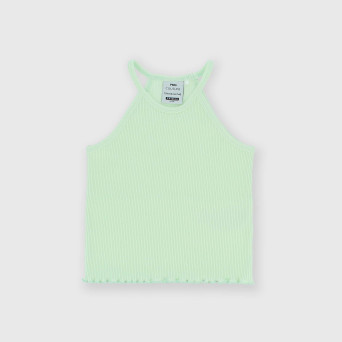 Débardeur côtelé fille, vert Débardeur côtelé fille, vert