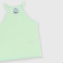 Girl's ribbed singlet, green Girl's ribbed singlet, green