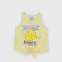 Singlet in Jersey for girl, yellow Singlet in Jersey for girl, yellow