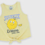 Singlet in Jersey for girl, yellow Singlet in Jersey for girl, yellow