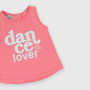 Tanktop aus Jersey für Mädchen, rosa Tanktop aus Jersey für Mädchen, rosa