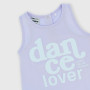 Singlet in Jersey for girl, violet Singlet in Jersey for girl, violet