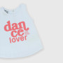 Camiseta de tirantes de tejido Jersey de niña, blanco Camiseta de tirantes de tejido Jersey de niña, blanco