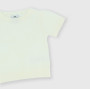 Girl's short-sleeves coton pullover, white  Girl's short-sleeves coton pullover, white