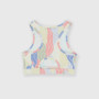 Top en tissu technique  fille, multicolor Top en tissu technique  fille, multicolor
