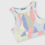 Top en tissu technique  fille, multicolor Top en tissu technique  fille, multicolor