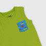 Camiseta de tirantes de tejido Jersey para niño, verde Camiseta de tirantes de tejido Jersey para niño, verde