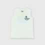 Camiseta de tirantes de tejido Jersey de niño, blanco Camiseta de tirantes de tejido Jersey de niño, blanco