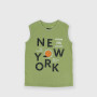 Boy's Jersey singlet, green Boy's Jersey singlet, green