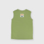 Boy's Jersey singlet, green Boy's Jersey singlet, green