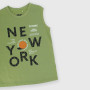 Boy's Jersey singlet, green Boy's Jersey singlet, green