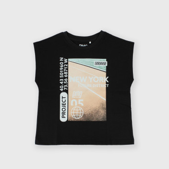 Camiseta de tirantes de tejido Jersey para niño, gris Camiseta de tirantes de tejido Jersey para niño, gris