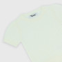Girl's short-sleeves coton pullover, white  Girl's short-sleeves coton pullover, white