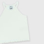 Boy's ribbed singlet, white Boy's ribbed singlet, white