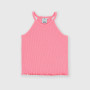 Camiseta de tirantes de tejido Jersey de niña,rosa Camiseta de tirantes de tejido Jersey de niña,rosa