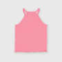 Camiseta de tirantes de tejido Jersey de niña,rosa Camiseta de tirantes de tejido Jersey de niña,rosa