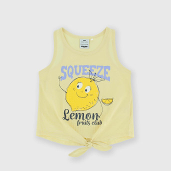 Débardeur en Jersey fille, jaune Débardeur en Jersey fille, jaune