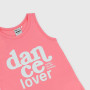 Singlet in Jersey for girl, pink Singlet in Jersey for girl, pink