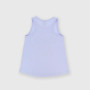Singlet in Jersey for girl, violet Singlet in Jersey for girl, violet