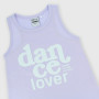 Singlet in Jersey for girl, violet Singlet in Jersey for girl, violet