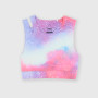 Girl's top in technical fabric, white Girl's top in technical fabric, white