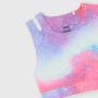 Girl's top in technical fabric, white Girl's top in technical fabric, white