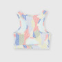 Girl's top in technical fabric, multicolor Girl's top in technical fabric, multicolor
