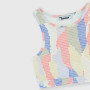 Top en tissu technique  fille, multicolor Top en tissu technique  fille, multicolor