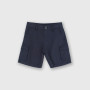 Bermuda aus Gabardine für Jungen, blau Bermuda aus Gabardine für Jungen, blau