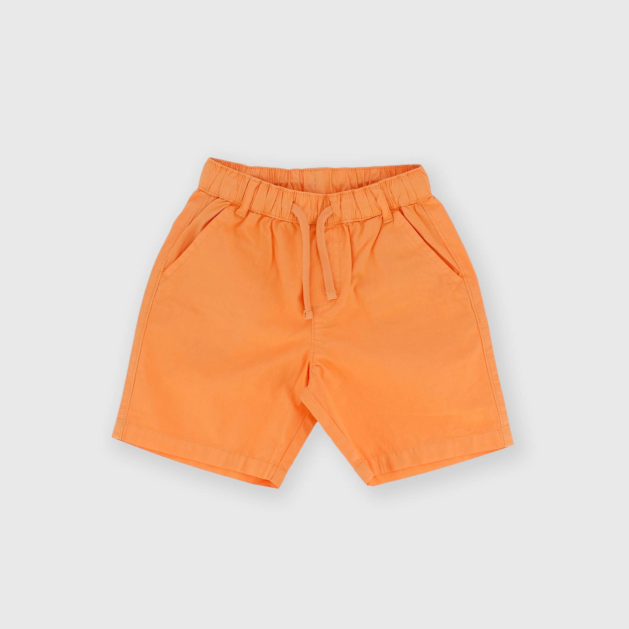 Bermuda de popelina para niño, naranja