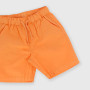 Bermuda de popelina para niño, naranja Bermuda de popelina para niño, naranja