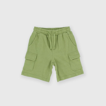 Jersey bermuda for boy, green Jersey bermuda for boy, green