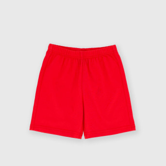 Boy's Jersey bermuda, red Boy's Jersey bermuda, red