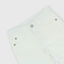 Bermuda in gabardina da bambino, bianco Bermuda in gabardina da bambino, bianco