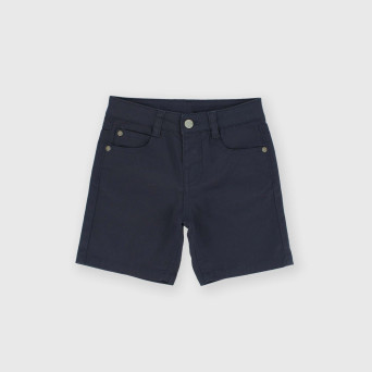 Gabardine bermuda for boy, blue Gabardine bermuda for boy, blue