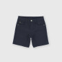 Bermuda de tejido gabardina de niño, azul Bermuda de tejido gabardina de niño, azul