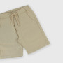 Baumwoll-Leinen Bermuda für Jungen, beige. Baumwoll-Leinen Bermuda für Jungen, beige.