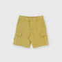 Boy's coton-linen bermuda, yellow Boy's coton-linen bermuda, yellow