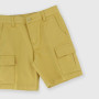 Boy's coton-linen bermuda, yellow Boy's coton-linen bermuda, yellow
