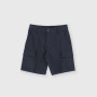 Bermuda de tejido gabardina de niño, azul Bermuda de tejido gabardina de niño, azul
